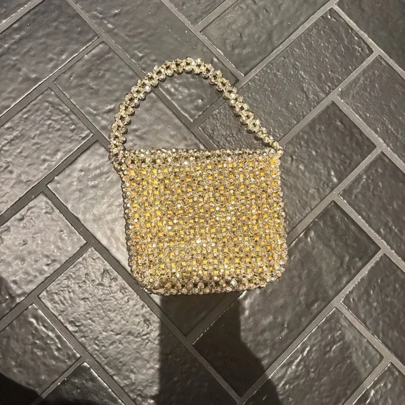 Vintage Walborg Gold Beaded Evening Bag - Picture 5 of 6